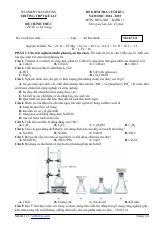 Đề thi Học kì 1 Hóa học 11 năm 2024-2025 trường THPT Kẻ Sặt (Hải Dương)